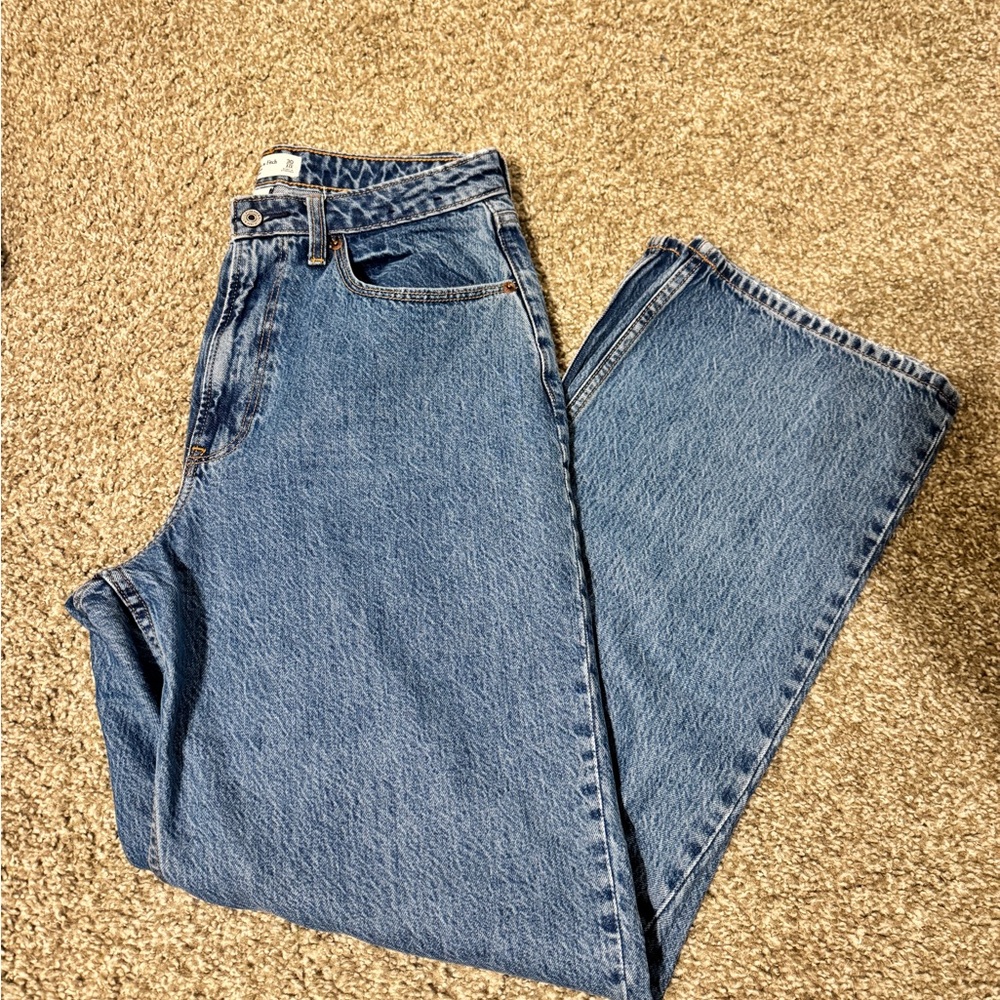 Abercrombie Curve Love Loose Jeans